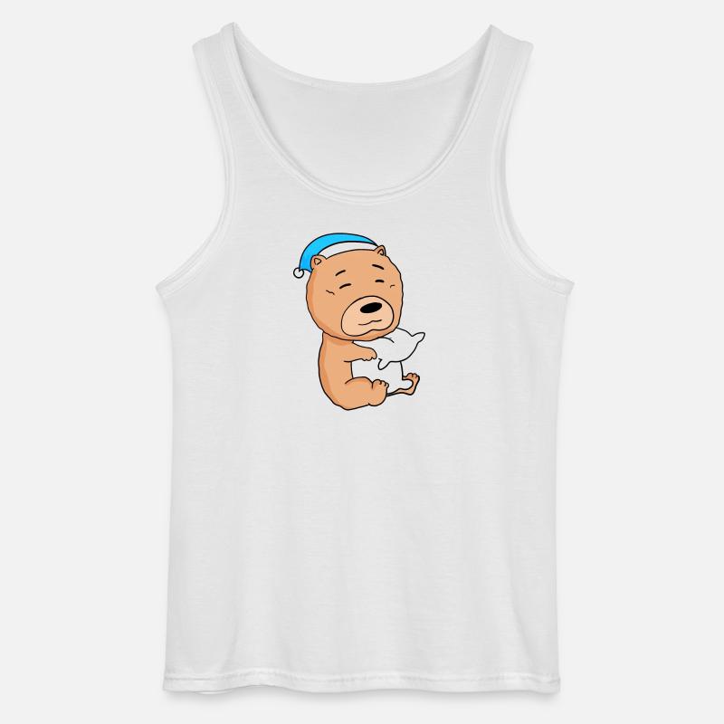 Chow Chow Hund Hunderasse - Gildan Männer Tank Top - Weiß