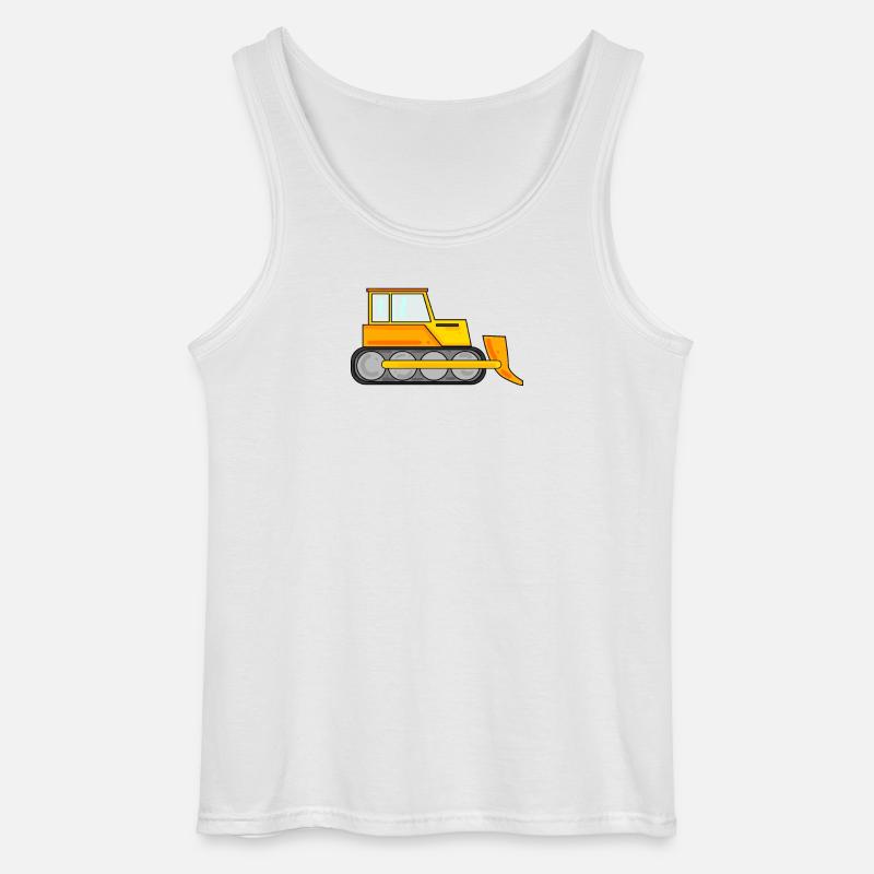 Construction trailer - Gildan Men’s Tank Top - white