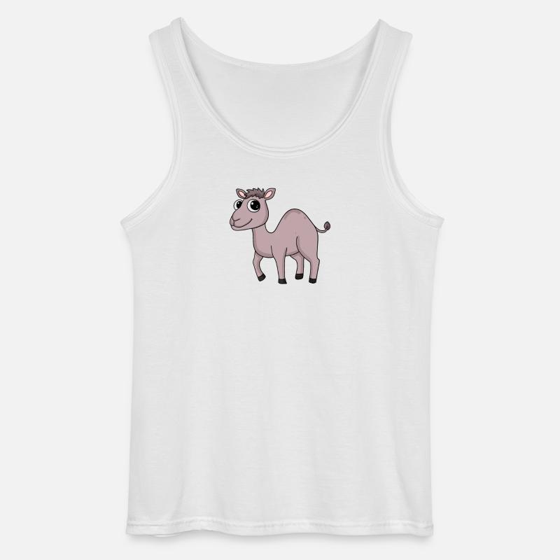 Niedliches Kamel - Gildan Männer Tank Top - Weiß