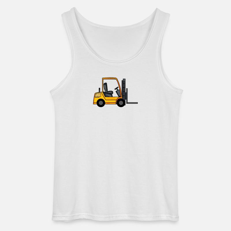 Gabelstapler - Gildan Männer Tank Top - Weiß