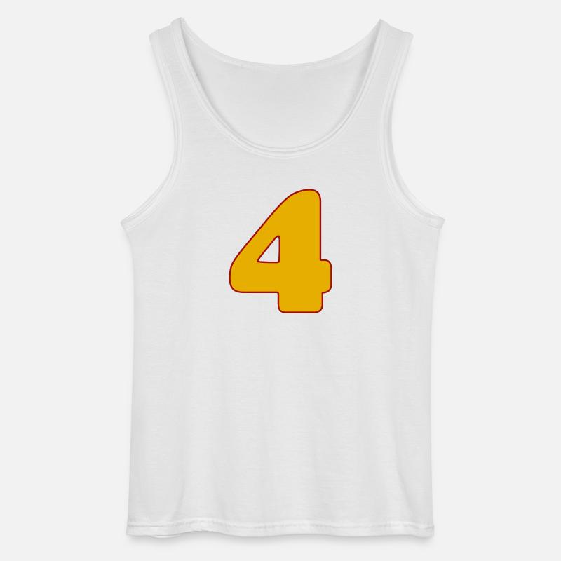 4 - Gildan Männer Tank Top - Weiß