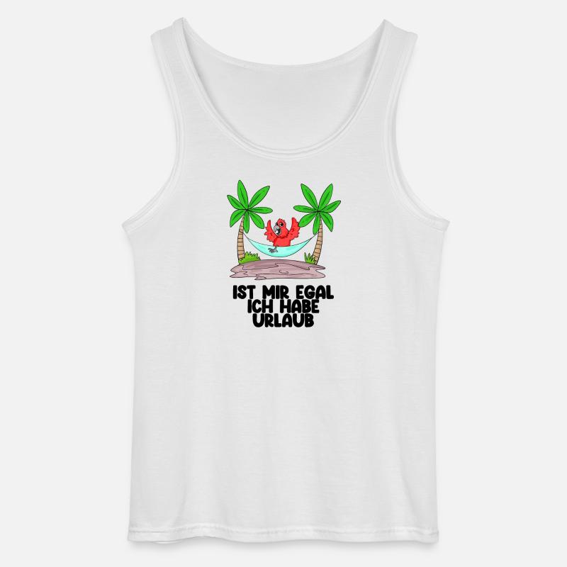 Urlaub - Gildan Männer Tank Top - Weiß