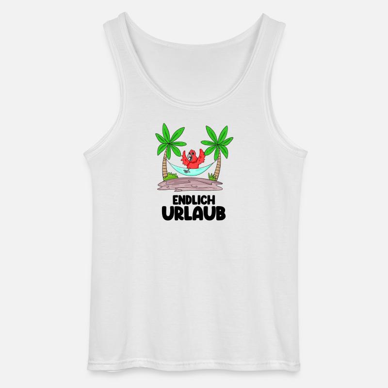 Urlaub Papagei - Gildan Männer Tank Top - Weiß