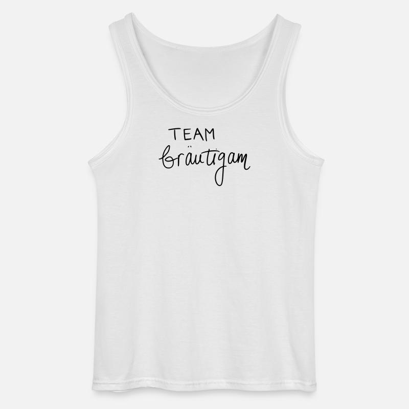 Team Bräutigam - Gildan Männer Tank Top - Weiß