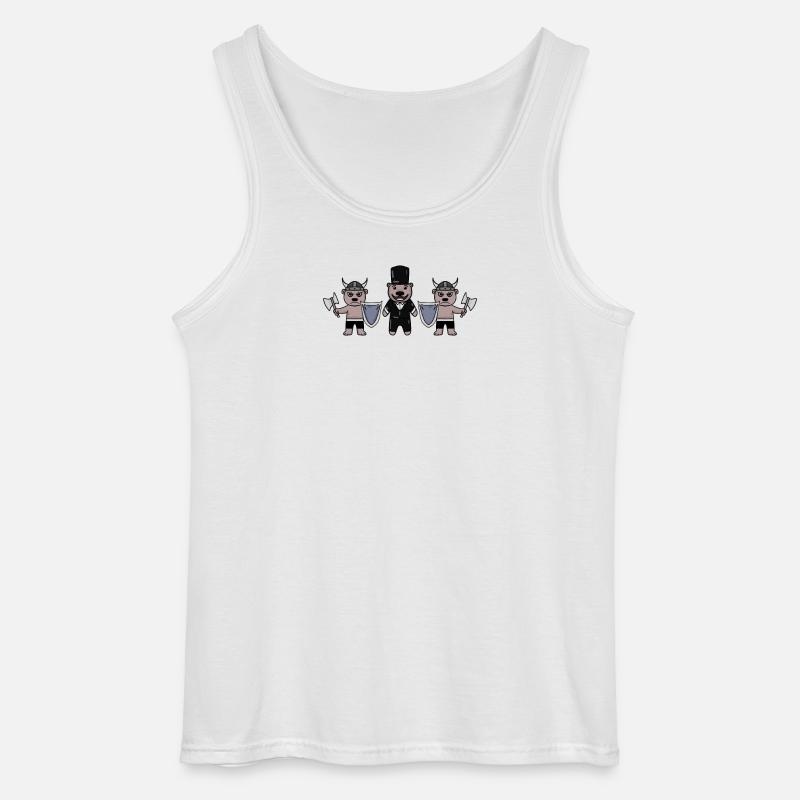 Bräutigam Security Wikinger - Gildan Männer Tank Top - Weiß