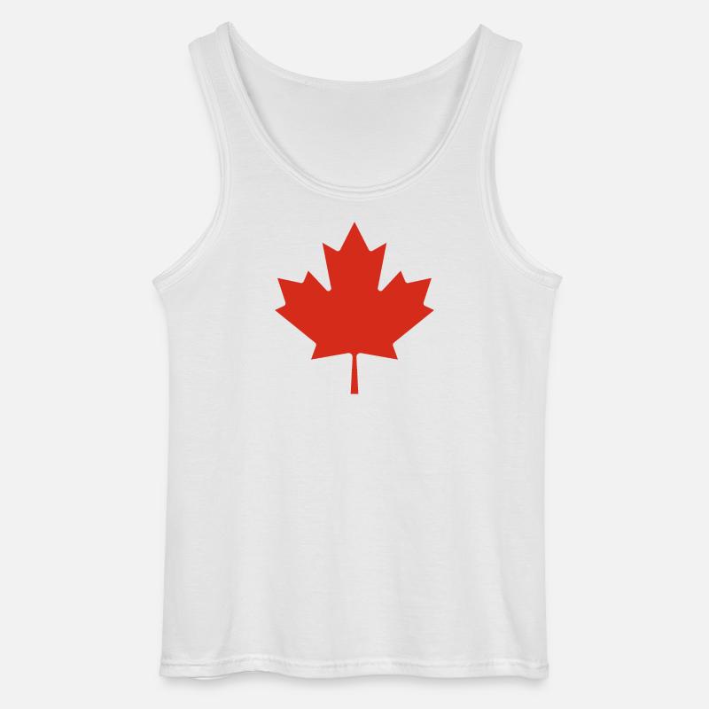 Farbe bekennen – Kanada - Gildan Männer Tank Top - Weiß
