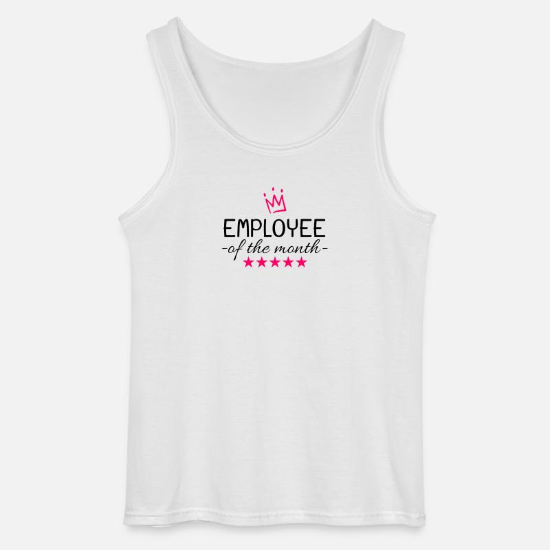 Mitarbeiter des Monats Geschenk - Gildan Männer Tank Top - Weiß