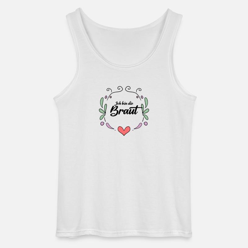 Braut - Gildan Männer Tank Top - Weiß
