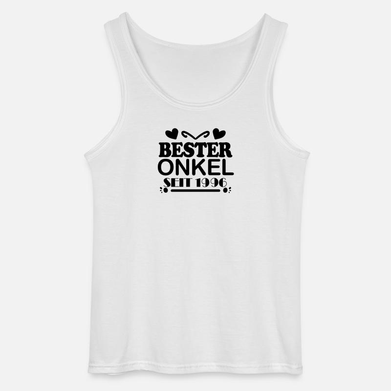 Bester Onkel seit 1996 - Gildan Männer Tank Top - Weiß