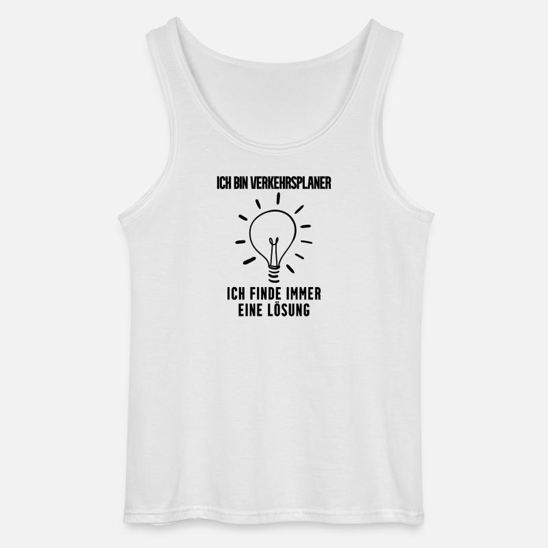 Verkehrsplaner Geschenk - Gildan Männer Tank Top - Weiß