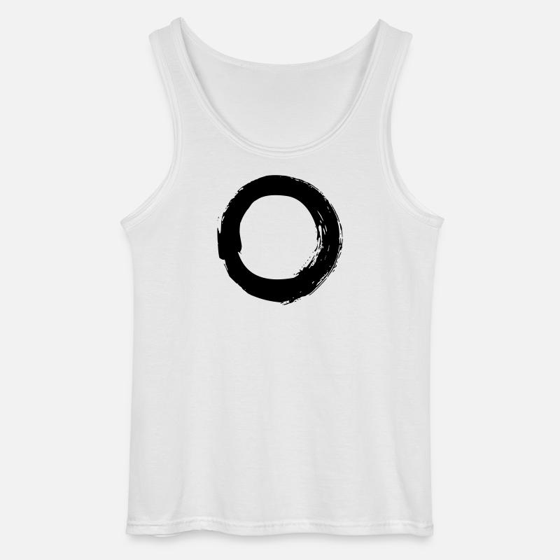 Enso - Gildan Männer Tank Top - Weiß