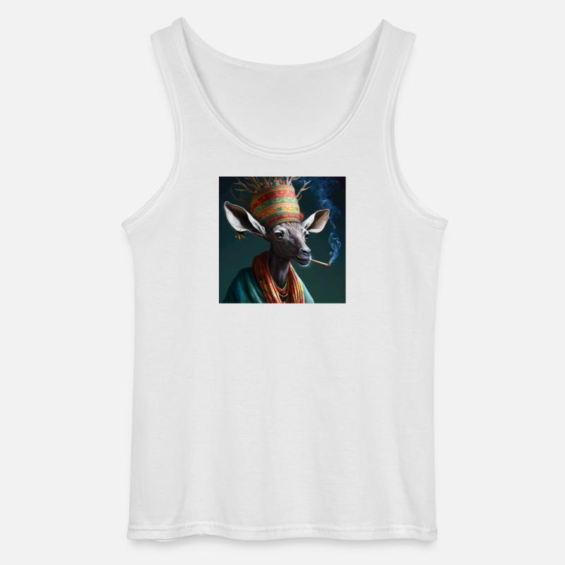 Cannabiche 01 ohne Tippfehler - Gildan Männer Tank Top - Weiß