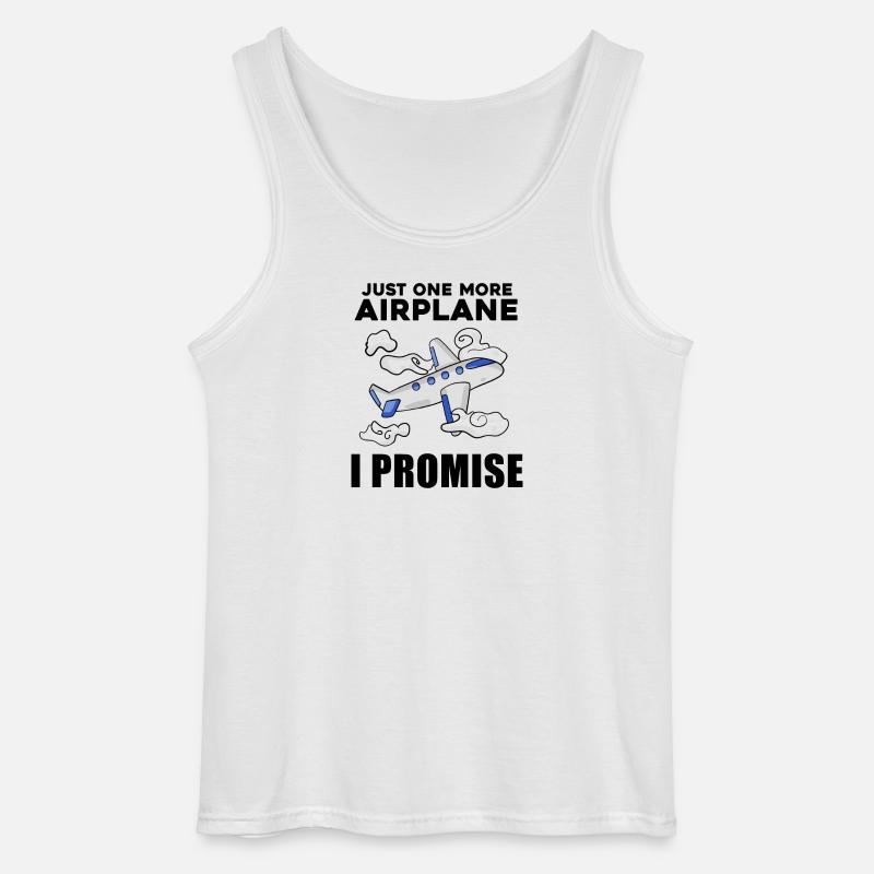 Flugzeug Pilot Spruch Geschenk - Gildan Männer Tank Top - Weiß