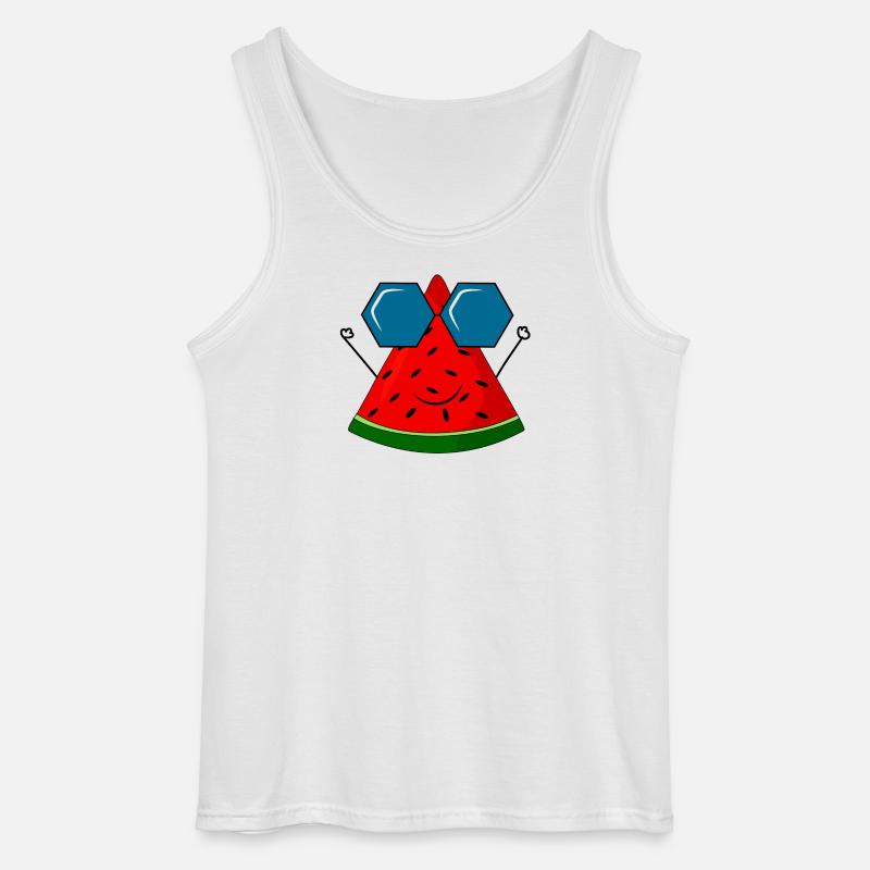 Sommer, Wassermelone, Sonne - Gildan Männer Tank Top - Weiß