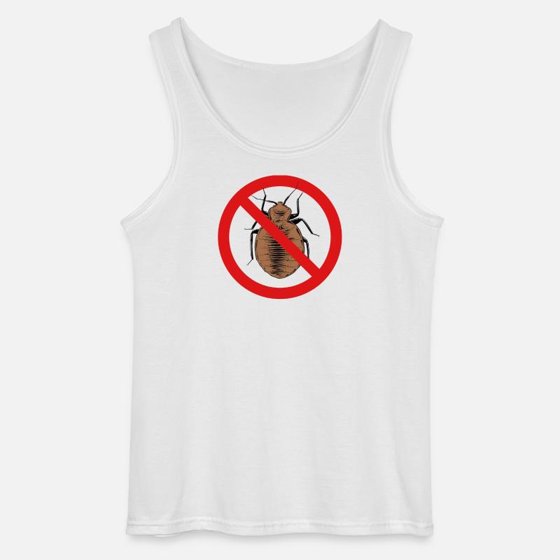 bed bug, bed bug - Gildan Men’s Tank Top - white