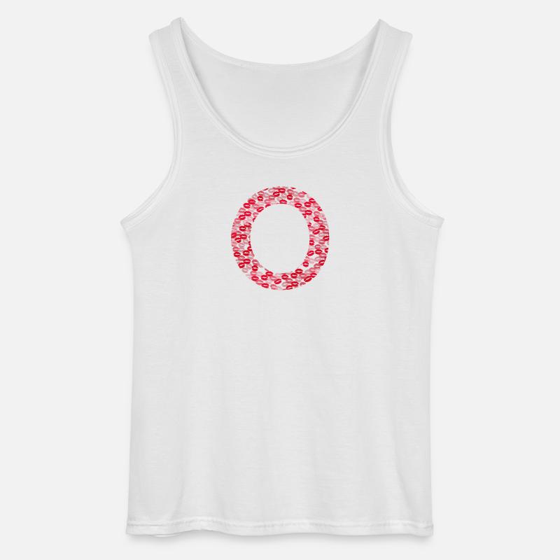 Buchstabe O - Erstes Geschenk - Gildan Männer Tank Top - Weiß