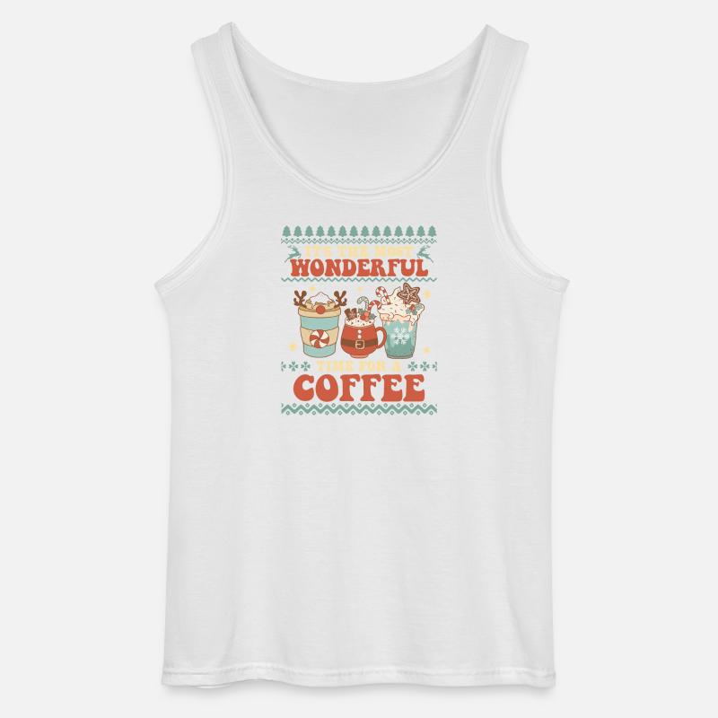 Hässlicher Weihnachtspullover - Gildan Männer Tank Top - Weiß