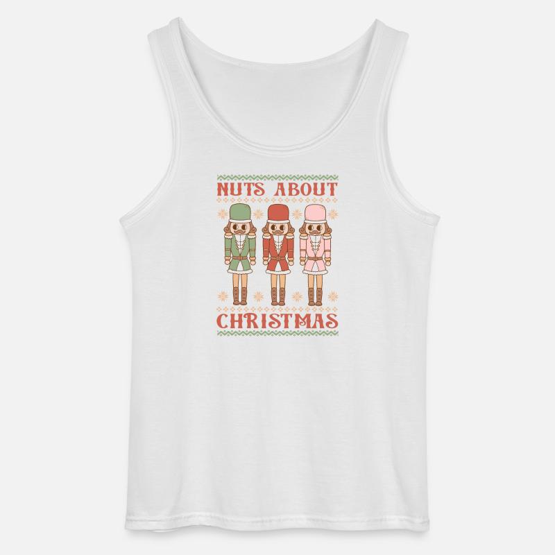 Hässlicher Weihnachtspullover - Gildan Männer Tank Top - Weiß