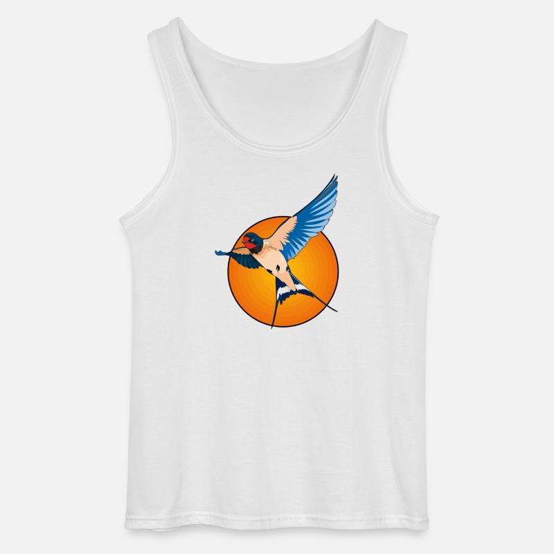 Schwalben 2 - Gildan Männer Tank Top - Weiß