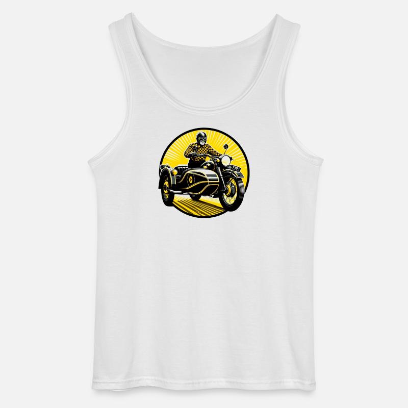 Gespannfahrer in der Sonne - Gildan Männer Tank Top - Weiß