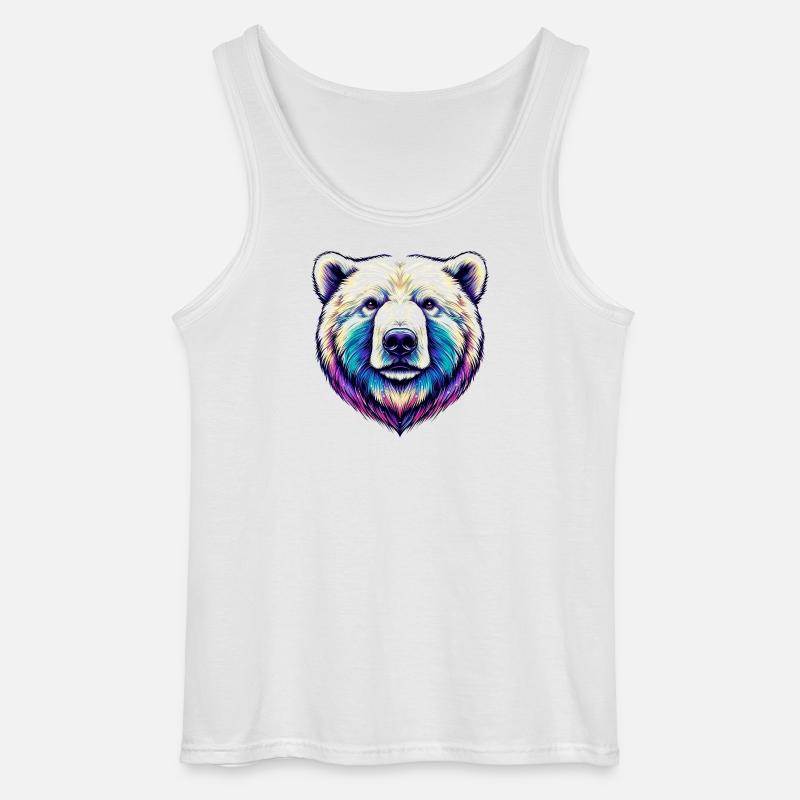 Weißer Eisbär - Gildan Männer Tank Top - Weiß