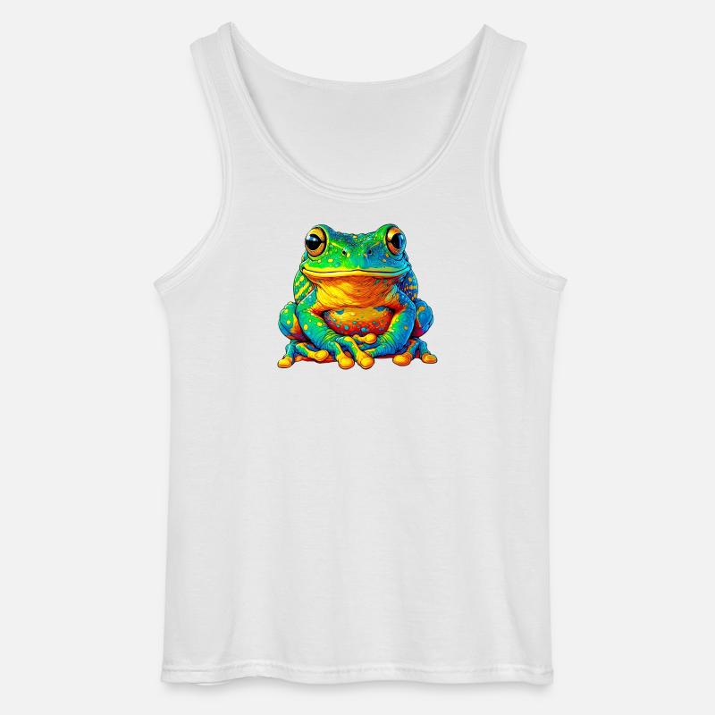 Frosch - Gildan Männer Tank Top - Weiß