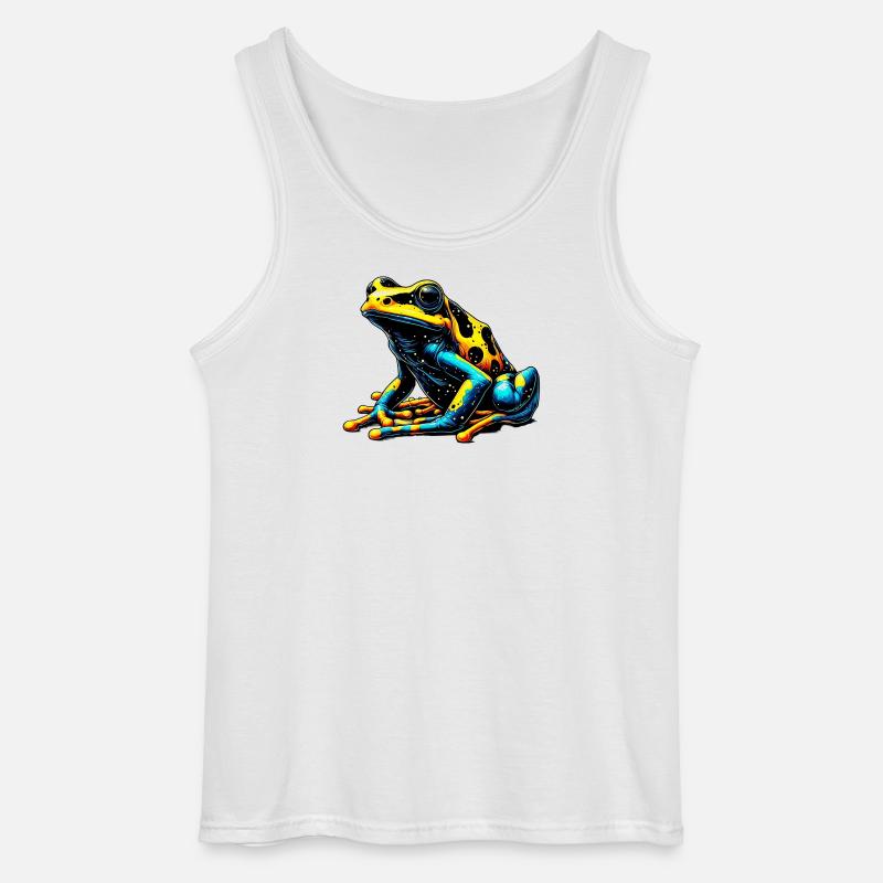 Frø - Gildan tanktop til mænd - hvid