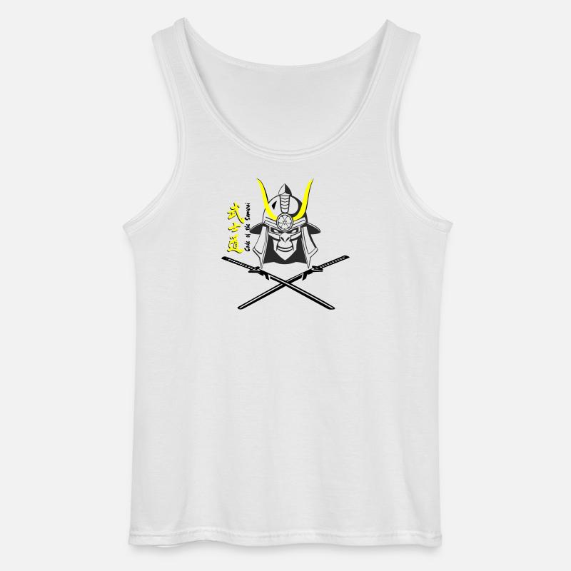 Samuraihelm Kabuto 5 - Gildan Männer Tank Top - Weiß