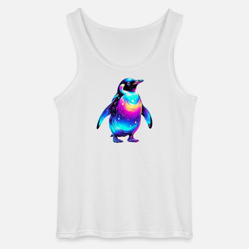 Pinguin - Gildan Männer Tank Top - Weiß