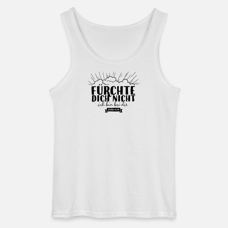 Fürchte dich nicht - Gildan Männer Tank Top - Weiß