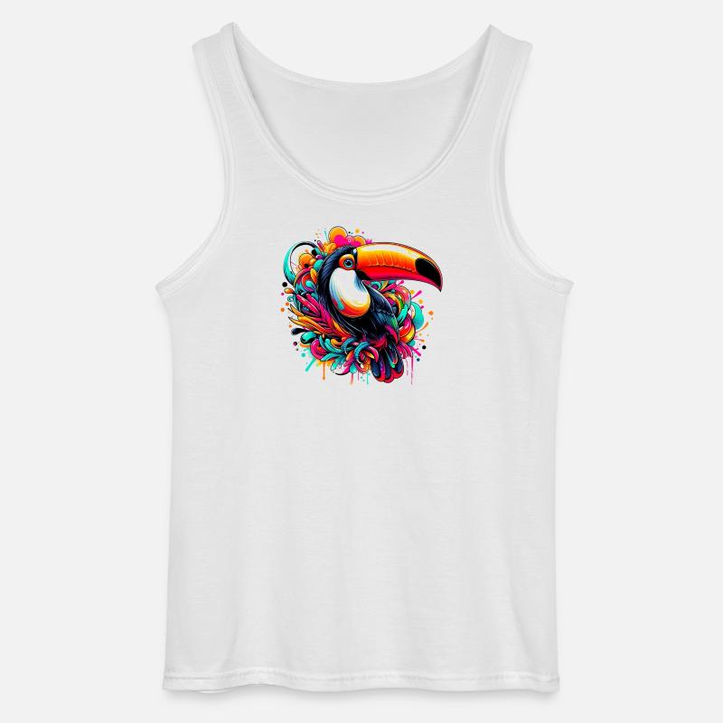 Tukan - Gildan Männer Tank Top - Weiß