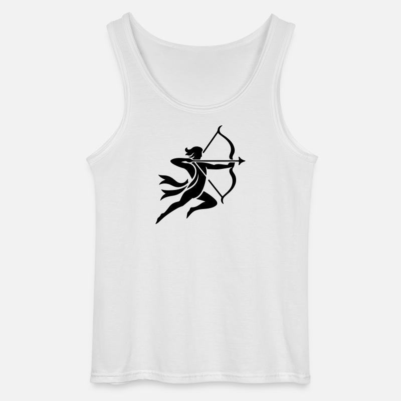 Sagittarius 2 - Gildan Men’s Tank Top - white