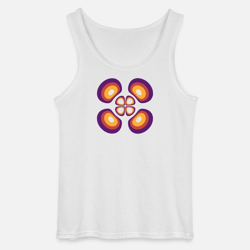 Wahrscheinlichkeitsdichte Wasserstoffatom (4,2,1) - Gildan Männer Tank Top - Weiß