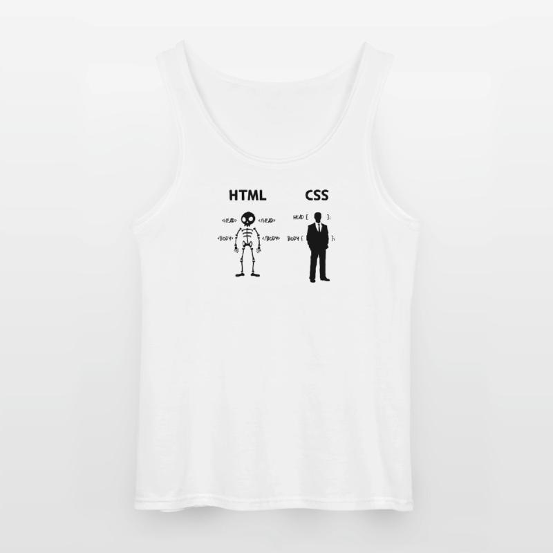 Developer Programmer Coden Css Scripting Code Gildan Men’s Tank Top