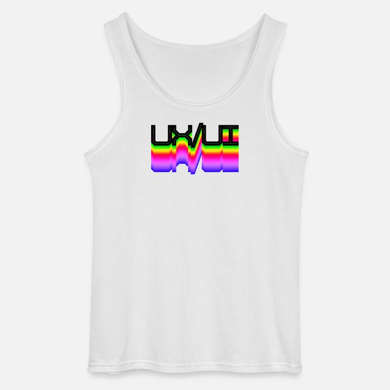 Code Developer Skripting Dev Computerfreak Geek - Gildan Männer Tank Top - Weiß