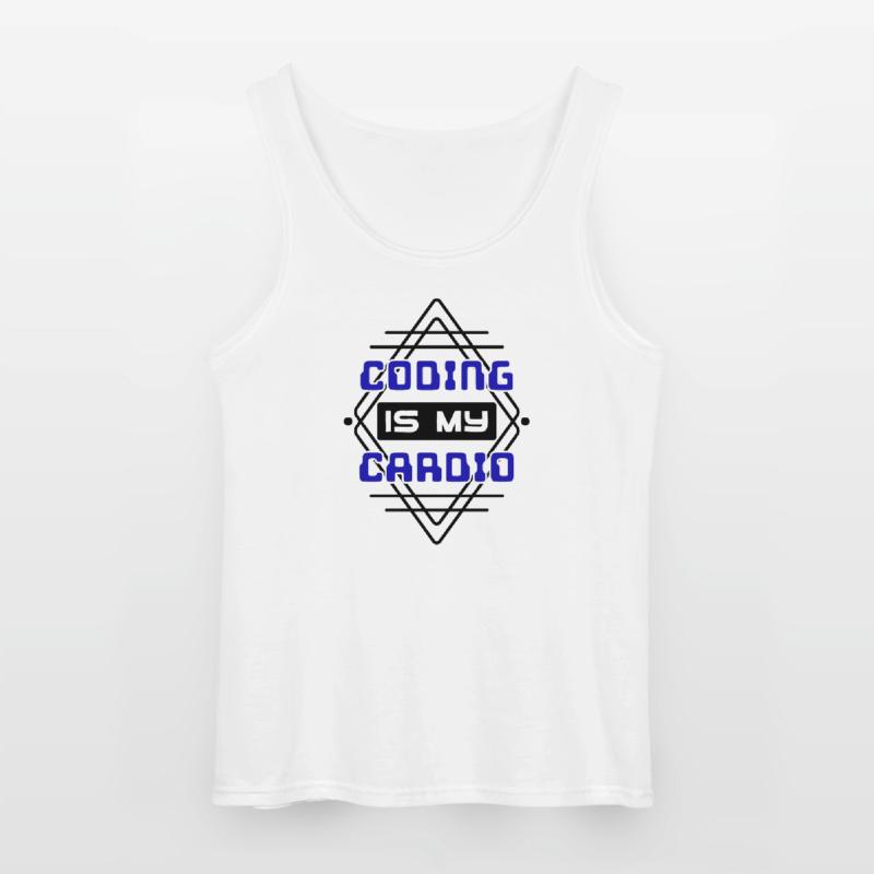 Cooler Spruch Developer Coden Programmierer Code Gildan Männer Tank Top