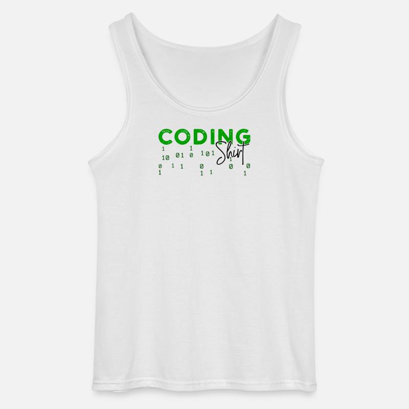 Coden Développeur Programmeur Développeur Web Dicton - Débardeur Gildan Homme - blanc
