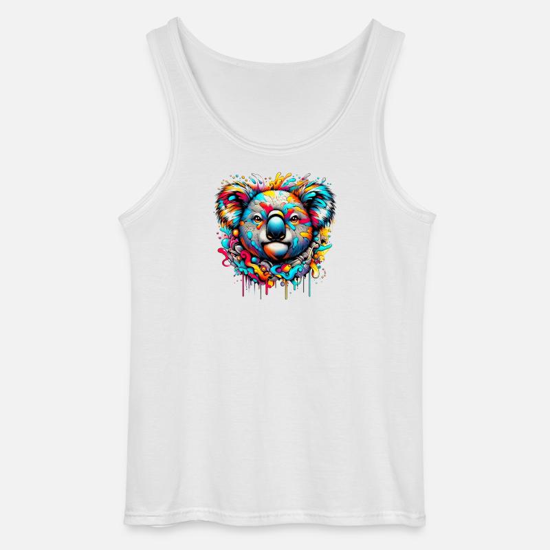 Koala - Gildan Men’s Tank Top - white