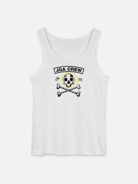 JGA Crew - Skull and Bones - Gildan Männer Tank Top - Weiß