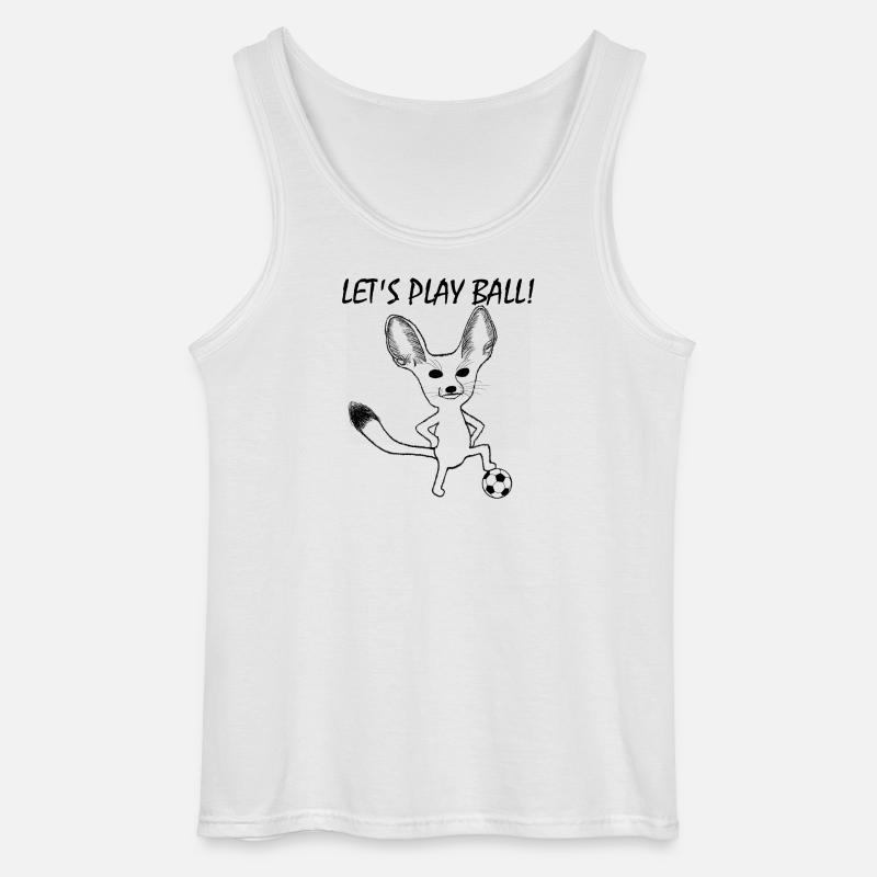 Fennek Let's Play Ball! - Gildan Männer Tank Top - Weiß