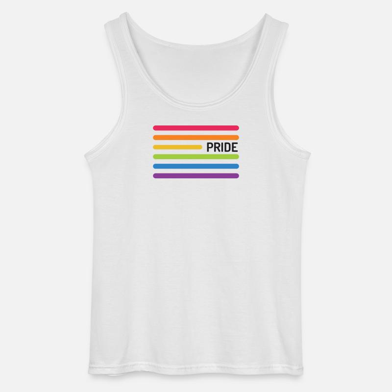 LGBT Pride Monat - Pride! - Gildan Männer Tank Top - Weiß
