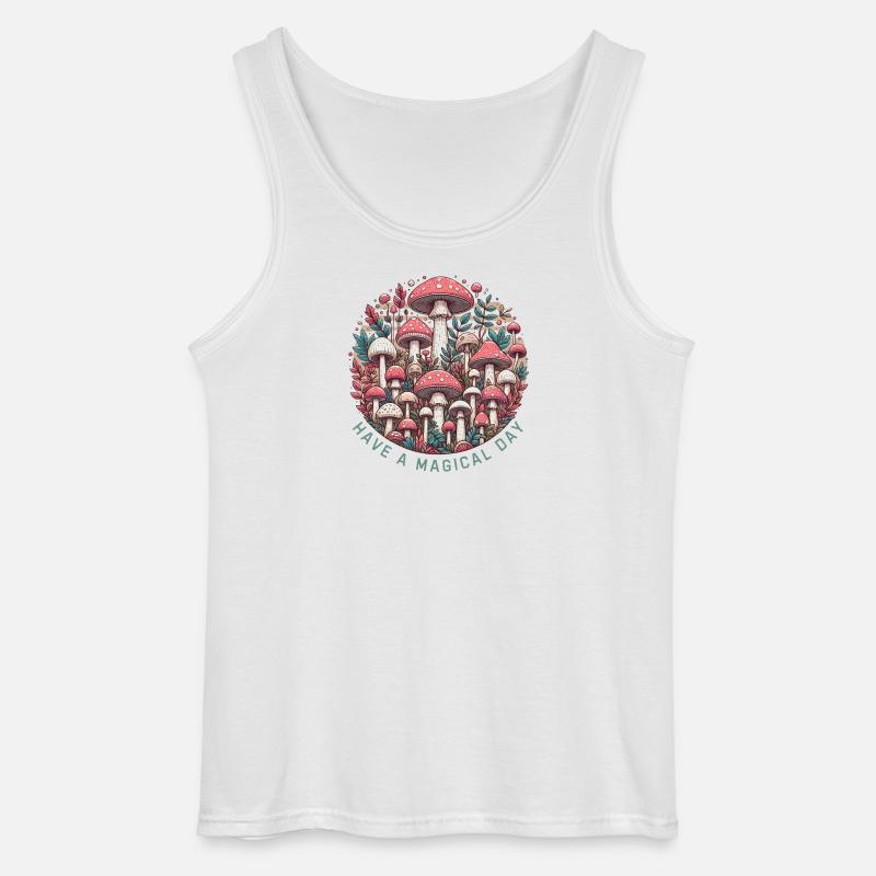 Toadstool - Gildan Men’s Tank Top - white