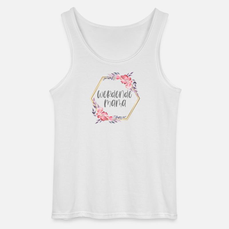 Boho Mama Schwangerschaft Geschenk - Gildan Männer Tank Top - Weiß