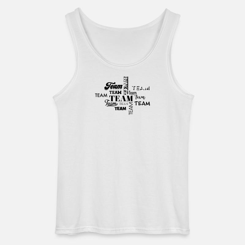 Team - Gildan Men’s Tank Top - white