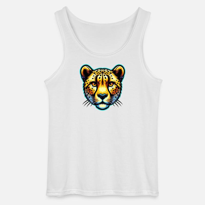 Gepard - Gildan Männer Tank Top - Weiß