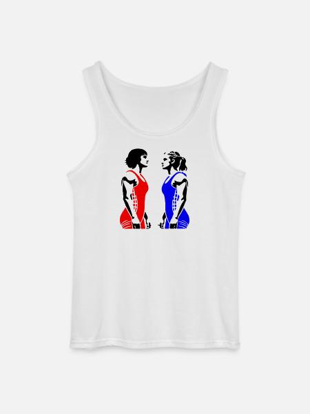Women's Wrestling - Gildan Men’s Tank Top - white