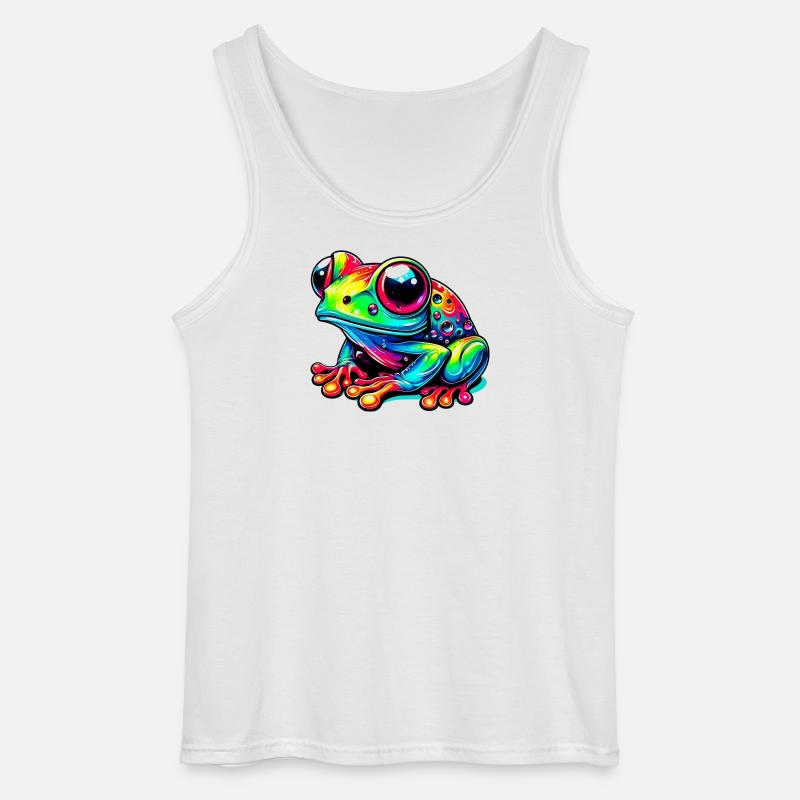Frosch - Gildan Männer Tank Top - Weiß