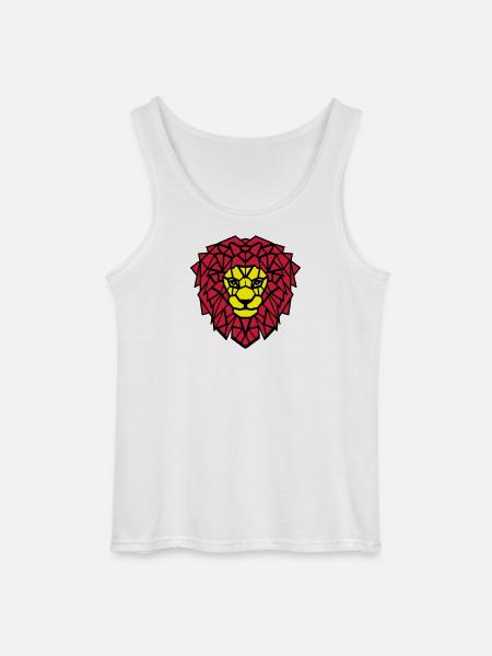 Loewe big cat - Gildan Men’s Tank Top - white