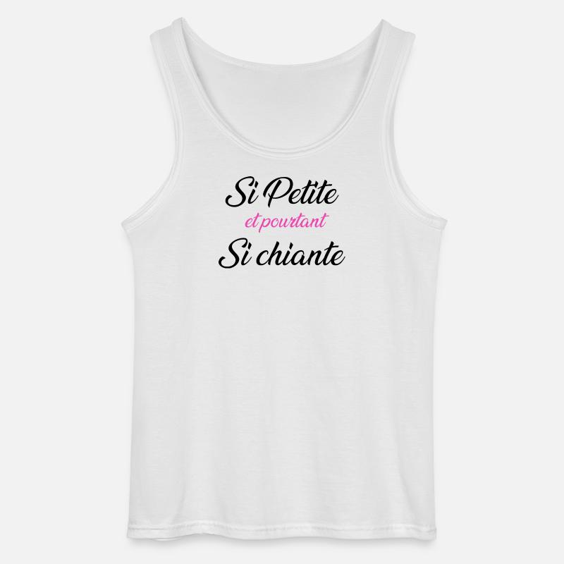 so klein und doch so langweilig - Gildan Männer Tank Top - Weiß