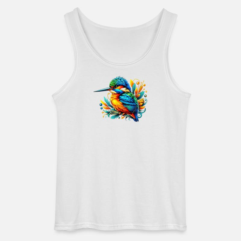Eisvogel - Gildan Männer Tank Top - Weiß